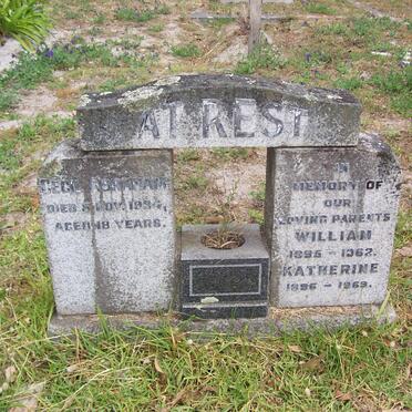 ? William 1895-1962 &amp; Katherine 1896-1969 :: ? Cecil Abraham -1934