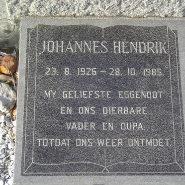 ? Johannes Hendrik 1926-1985
