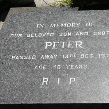 ? Peter -1973