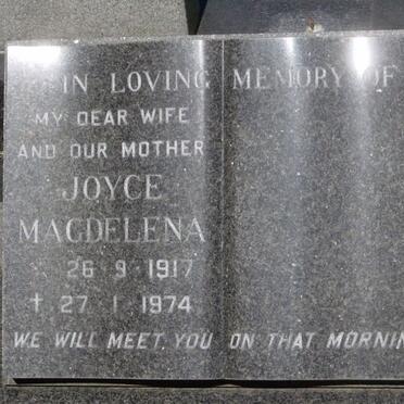 ? Joyce Magdelena 1917-1974