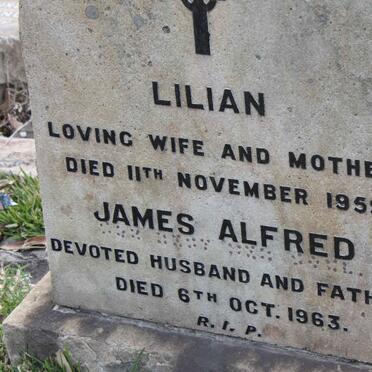? James Alfred -1963 &amp; Lilian -1959