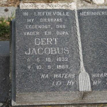 ? Gert Jacobus 1932-1988