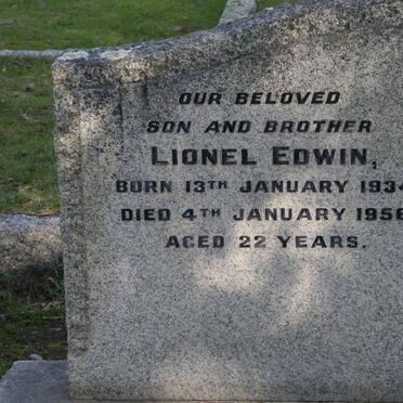 ? Lionel Edwin 1934-1956