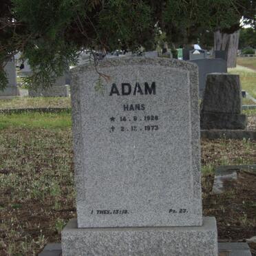 ADAM Hans 1926-1973