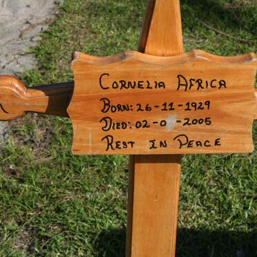 AFRICA Cornelia 1929-2005