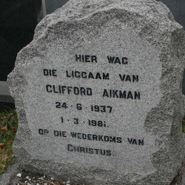 AIKMAN Clifford 1937-1981
