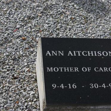 AITCHISON Ann 1916-1998