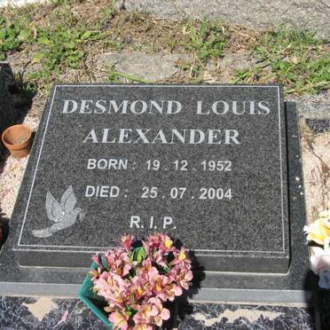 ALEXANDER Desmond Louis 1952-2004