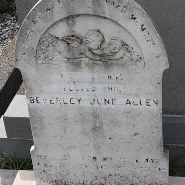 ALLEN Beverley June 