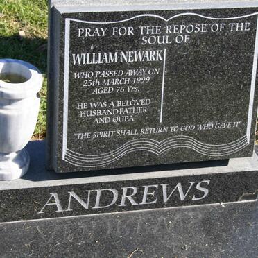 ANDREWS William Newark -1999