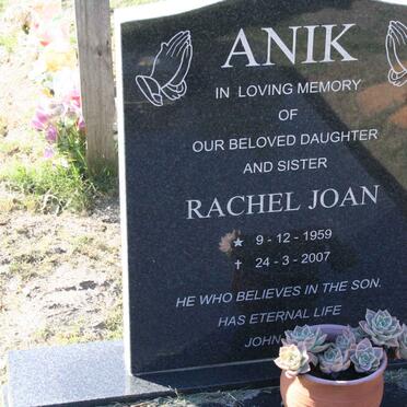ANIK Rachel Joan 1959-2007
