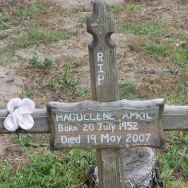 APRIL Magdelene 1952-2007