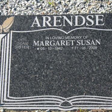 ARENDSE Margaret Susan 1942-2008