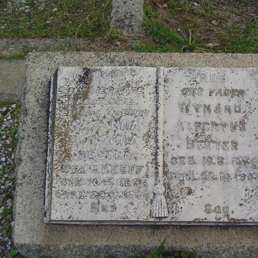 BESTER Wynand Albertus 1880-1963 &amp; Susanna Johanna GREEFF 1894-1948