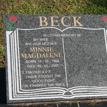 BECK Minnie Magdalene 1968-2007
