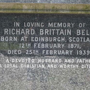 BELL Richard Brittain 1871-1939