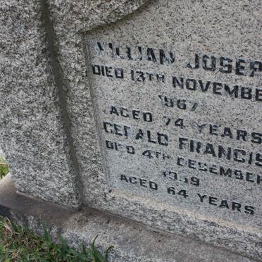 BENSIMON William Joseph -1967 :: BENSIMON Gerald Francis -1959