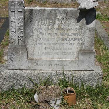 BENJAMIN Sydney Walter Robert -1950