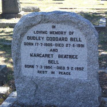 BELL Dudley Goddard 1905-1991 &amp; Margaret Beatrice 1904-1992