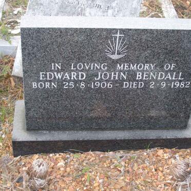 BENDALL Edward John 1906-1982