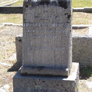 BERGH William Frederick -1945