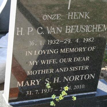 BEUSICHEM H.P.C., van 1932-1982 :: NORTON Mary S.H. 1937-2010