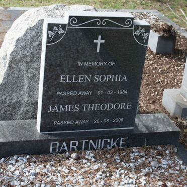 BARTNICKE James Theodore -2006 &amp; Ellen Sophia -1984