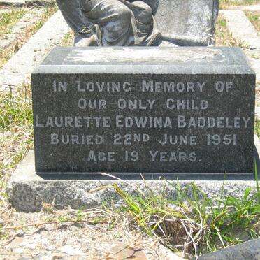 BADDELEY Laurette Edwina -1951