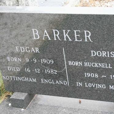 BARKER Edgar 1909-1982 &amp; Doris 1908-1988