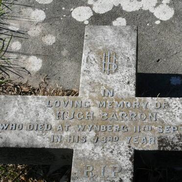 BARRON Hugh -1919