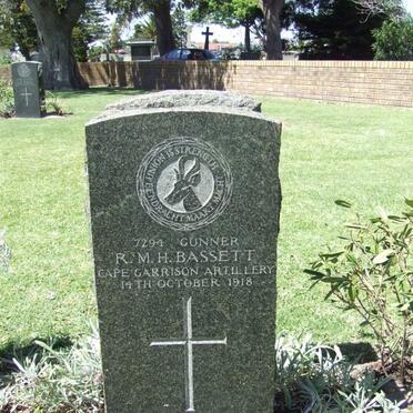 BASSETT R.M.H. -1918