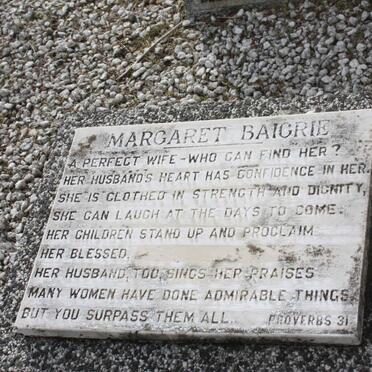 BAIGRIE Margaret