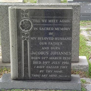 BANK Jacobus Johannes, van der 1920-1961