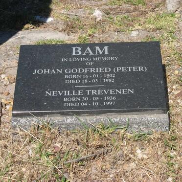 BAM Johan Godfried 1902-1982 :: BAM Eric Godfrey 1939-1993
