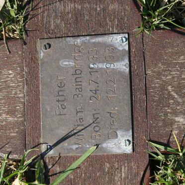 BAINBRIDGE William 1933-1993