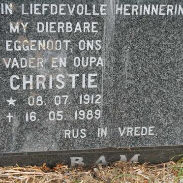 BAM Christie 1912-1989