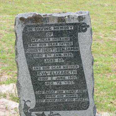 BENJAMIN Robert -1936 &amp; Eva -1961