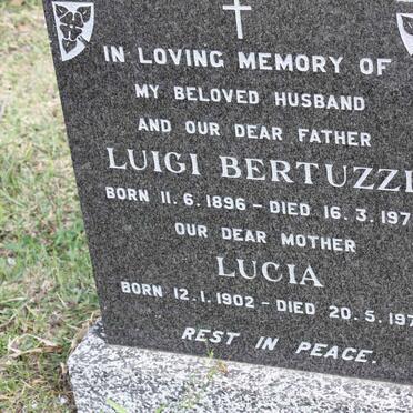 BERTUZZI Luigi 1896-1975 &amp; Lucia 1902-1977