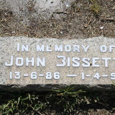 BISSETT John 1886-1952