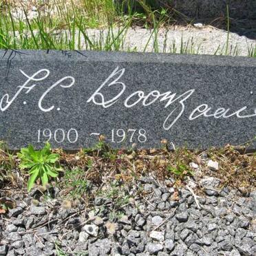 BOONZAIER F.C. 1900-1978