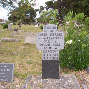 BODENSTEIN Karl Wilhelm 1922-1988