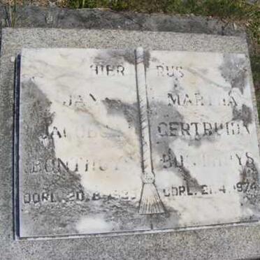 BONTHUYS Jan Jacobus -1935 &amp; Martha Gertruida -1974