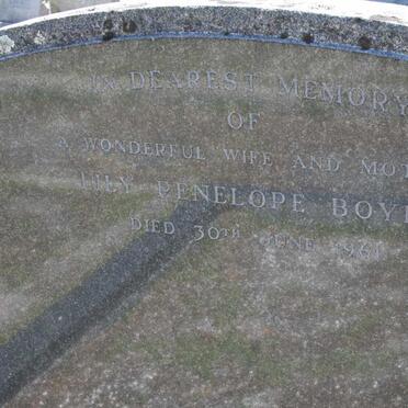 BOYLE Lily Penelope -1961