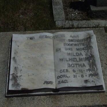 BOTHA Christoffel &amp; Hilda Wilehmina 1916-1964