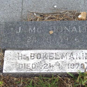 BOKELMANN H. -1970 :: McDONALD J. -1976