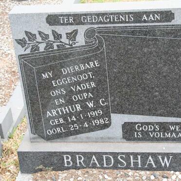 BRADSHAW Arthur W.C. 1919-1982