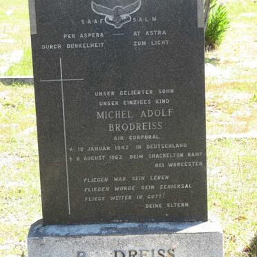 BRODREISS Michel Adolf 1942-1963