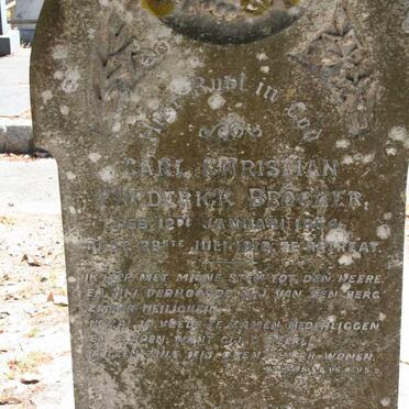 BROCKER Carl Christian Frederick 1864-1918