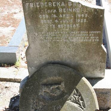 BROCKER Wilhelmina Friedereka nee REINKE 1865-1922