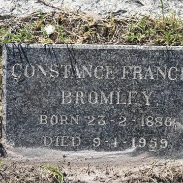 BROMLEY Constance Frances 1886-1959
